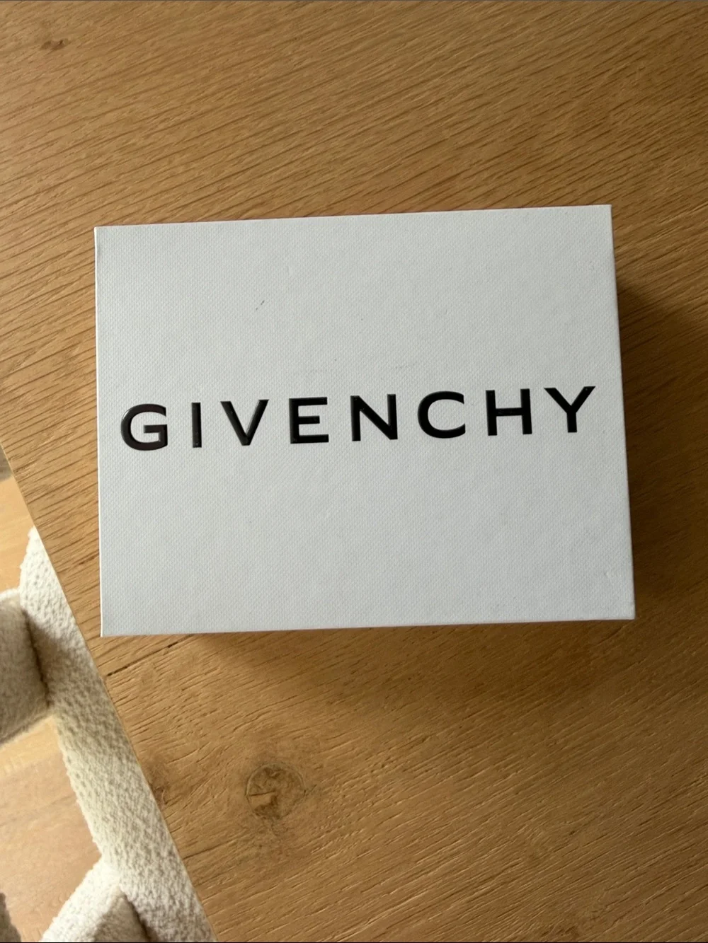 Givenchy Black Textured Leather Card Holder